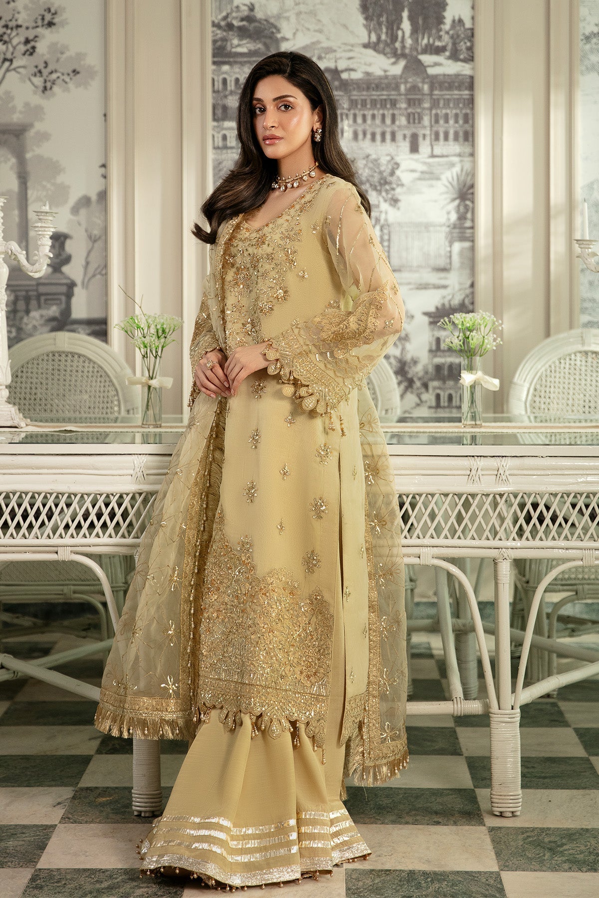 Raeesa Premium | Dehleez Formals | Dl 1036 - Official Raeesa Premium stockist in UK - Sakeena London