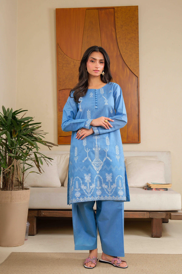 Noor by Saadia Asad | Noor Pret 25 | D5 - Blue Miraj - Official Noor by Saadia Asad stockist in UK - Sakeena London