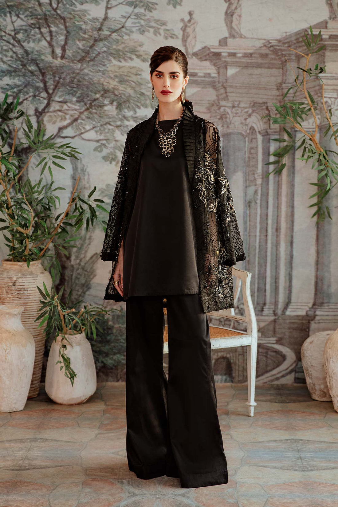 Mina Kashif | Ala Mode Luxury Formals 23 | Luna - Official Mina Kashif stockist in UK - Sakeena London