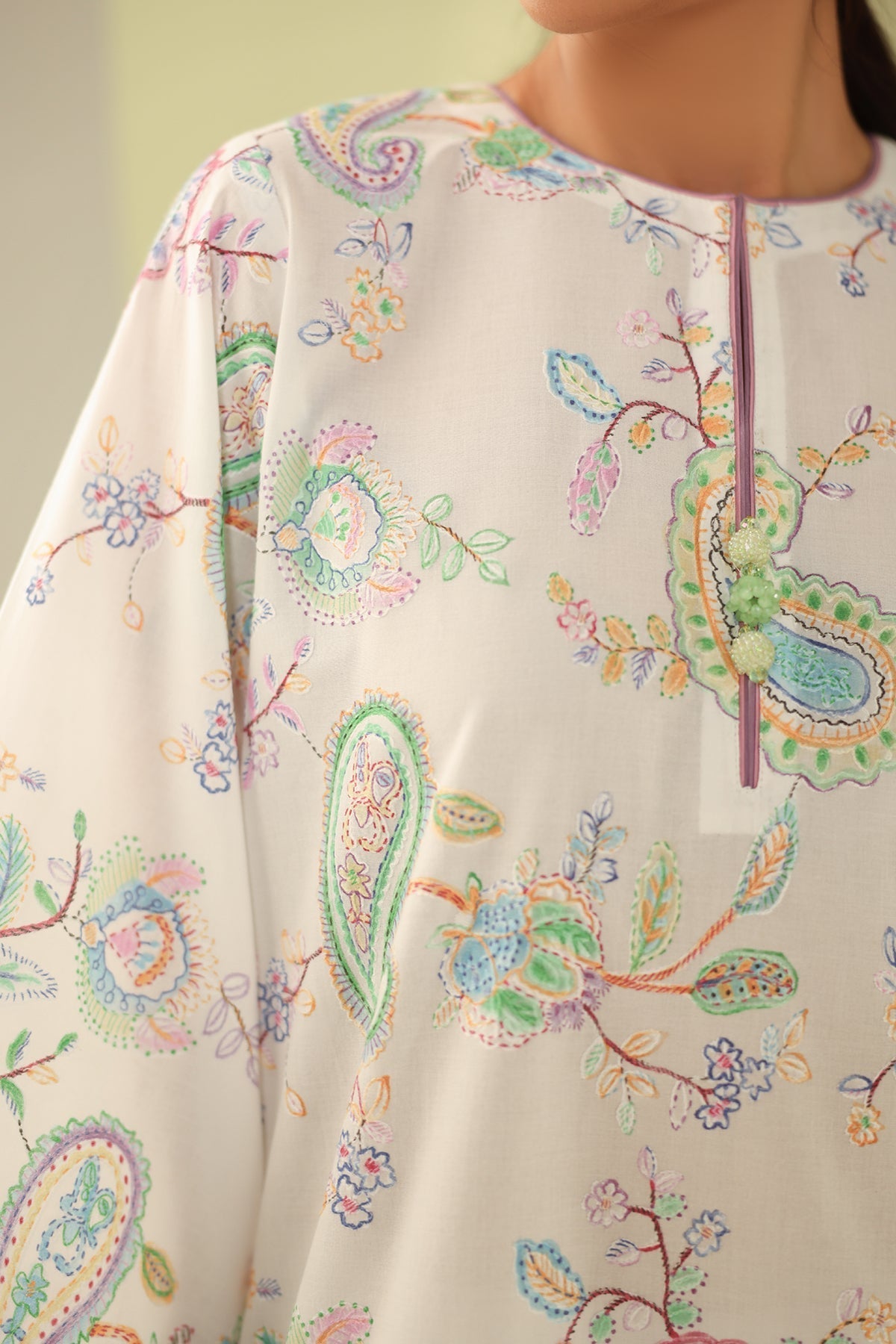 Baroque | Eid Printique | EMBROIDERED PRINTED LAWN UF-4179 - Official Baroque stockist in UK - Sakeena London