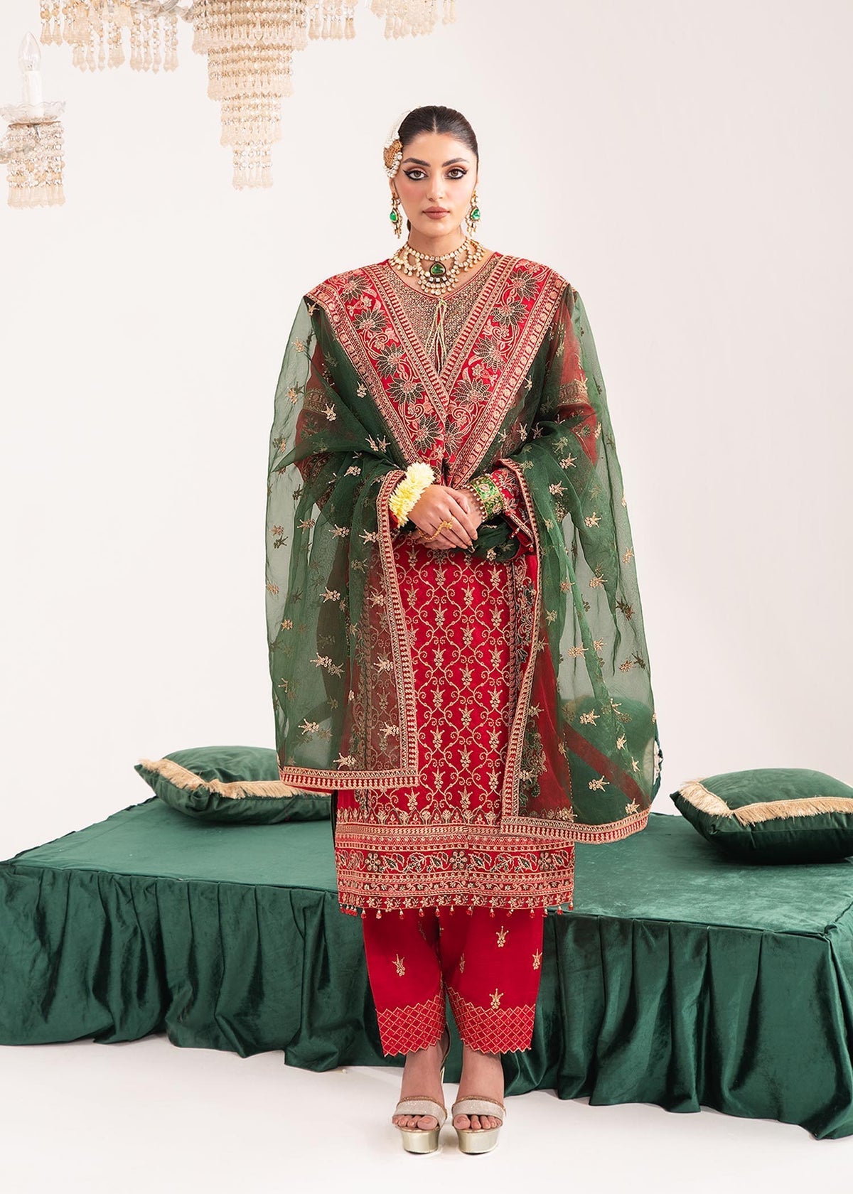 Dastoor | Sajni Luxury Eid Collection 24 | Dur-e-Shahwar - Official Dastoor stockist in UK - Sakeena London