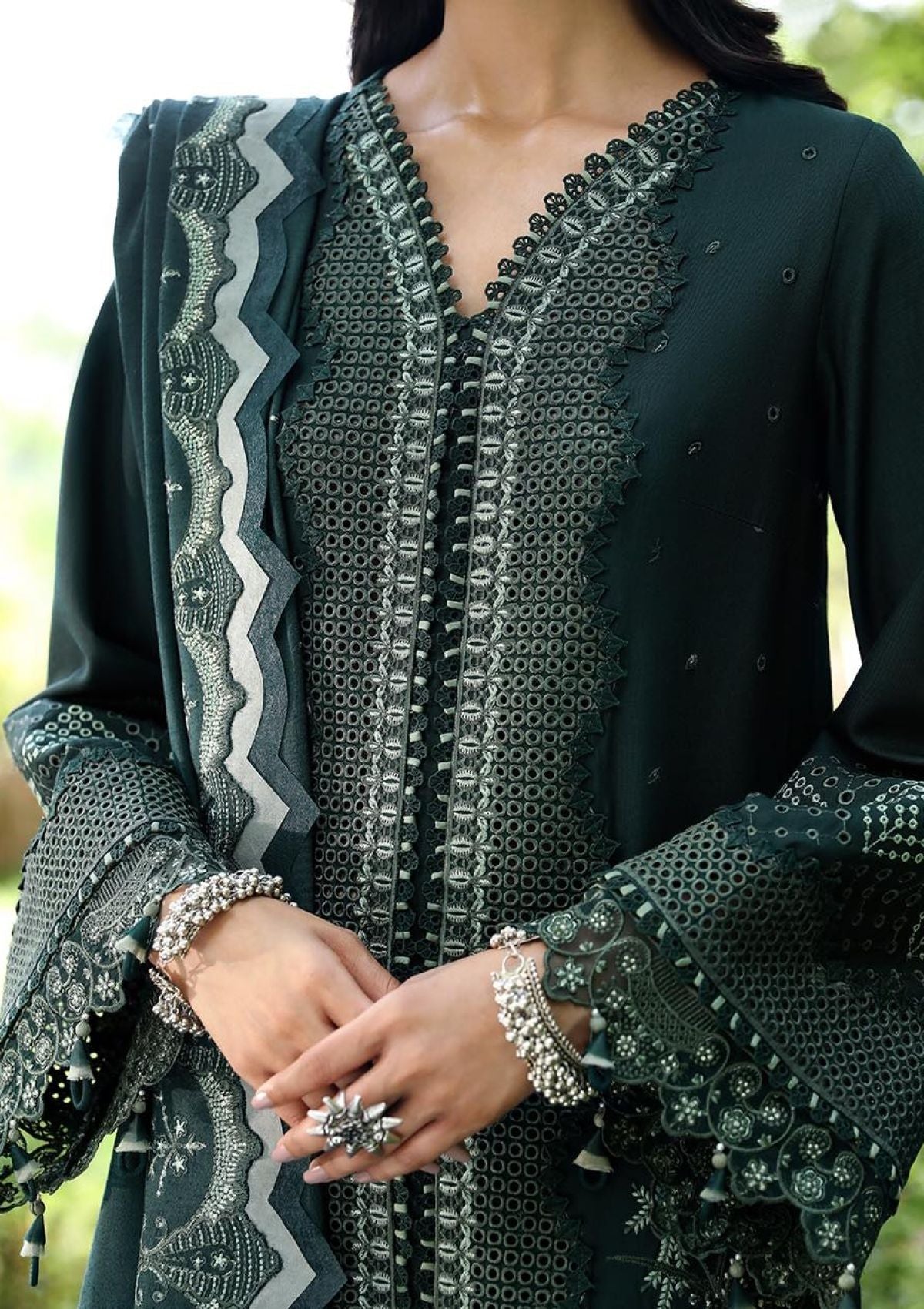 Winter Collection - Qalamkar - Qlinekari - Linen 24 - QLK24#05 - Ailis