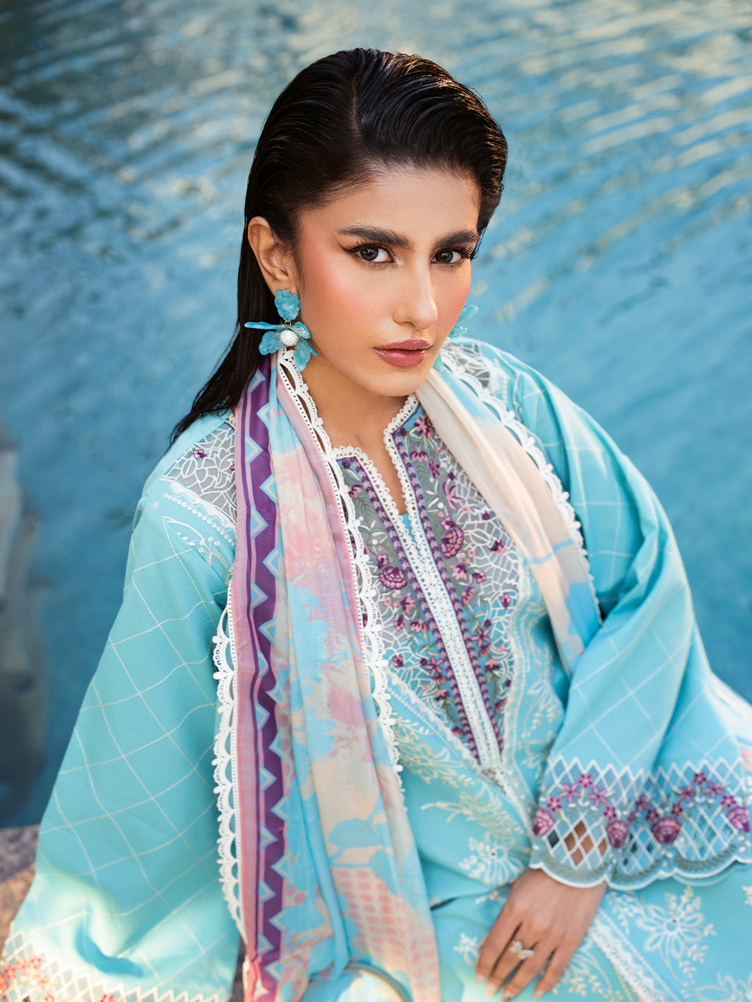 Bin Ilyas | Kayra Summer Edit 25 | 312 - A - Official Bin Ilyas stockist in UK - Sakeena London