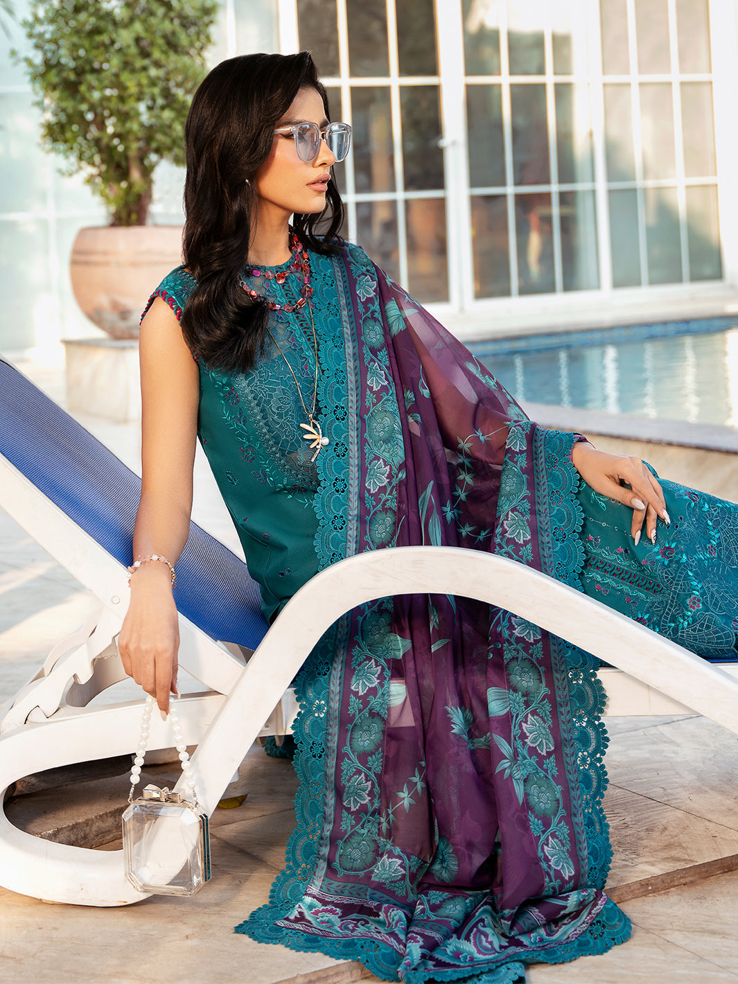 Bin Ilyas | Kayra Summer Edit 25 | 313 - A - Official Bin Ilyas stockist in UK - Sakeena London