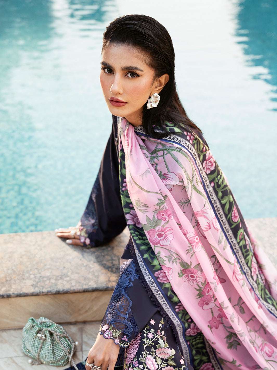 Bin Ilyas | Kayra Summer Edit 25 | 314 - B - Official Bin Ilyas stockist in UK - Sakeena London