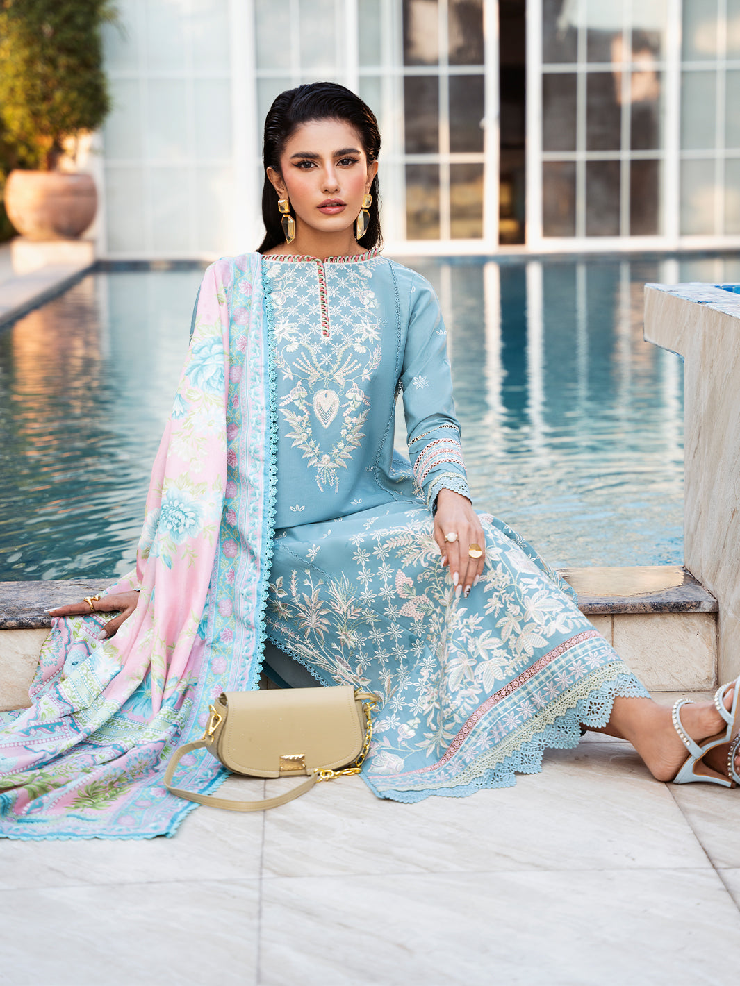 Bin Ilyas | Kayra Summer Edit 25 | 316 - B - Official Bin Ilyas stockist in UK - Sakeena London