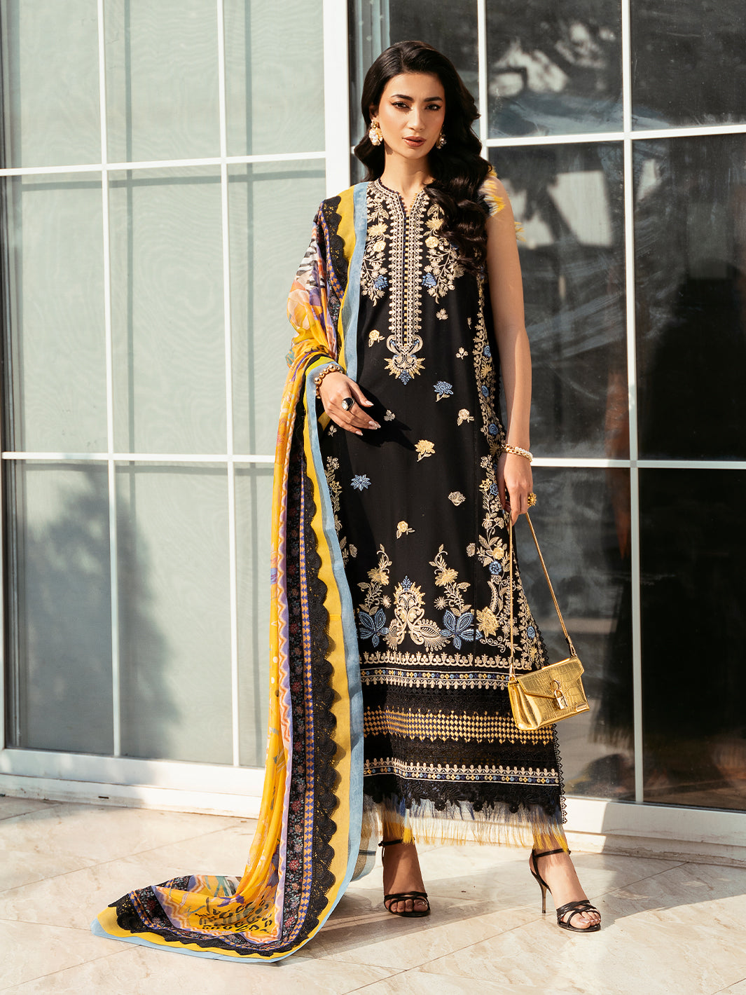Bin Ilyas | Kayra Summer Edit 25 | 317 - A - Official Bin Ilyas stockist in UK - Sakeena London