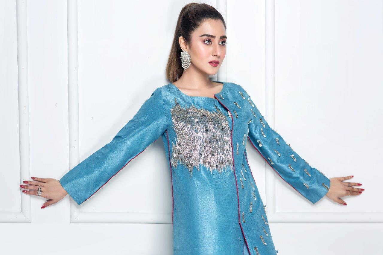 Hana | Eclectic Ready to Wear | Cerulian Spark - Official Hana stockist in UK - Sakeena London