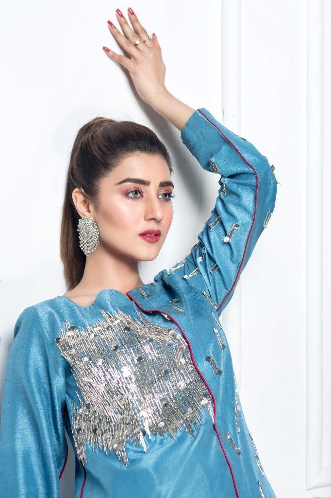 Hana | Eclectic Ready to Wear | Cerulian Spark - Official Hana stockist in UK - Sakeena London