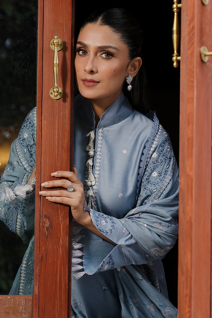 Cross Stitch | Satin De Luxe | SERENITY BLUE - Official Cross Stitch stockist in UK - Sakeena London