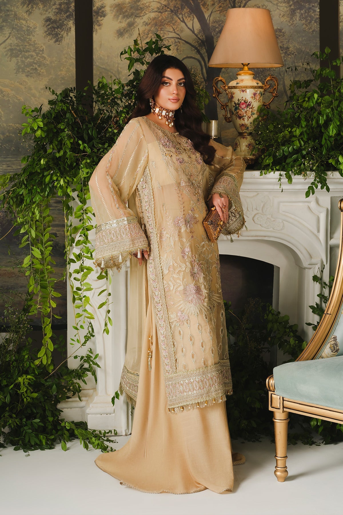 Paras by Pasha | Ayla Luxury Formals | PR104 Amber - Official Paras by Pasha stockist in UK - Sakeena London