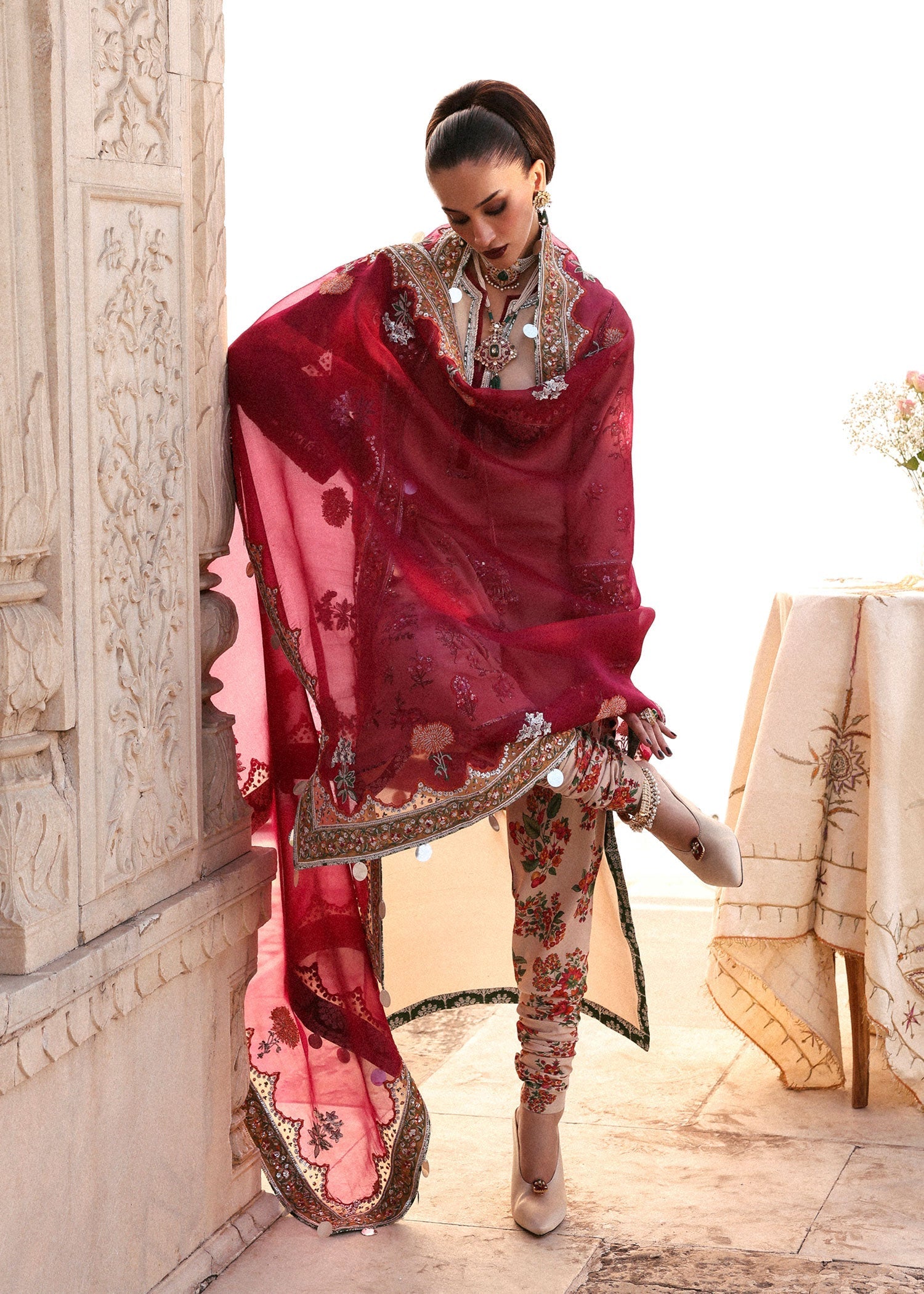 Hussain Rehar | Luxury Pret AW 25 | Florielle - Official Hussain Rehar stockist in UK - Sakeena London