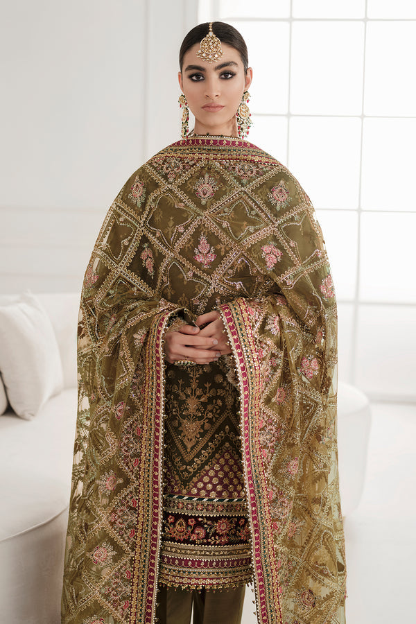 Baroque | Luxury Collection | EMBROIDERED CHIFFON CH10-06 - Official Baroque stockist in UK - Sakeena London