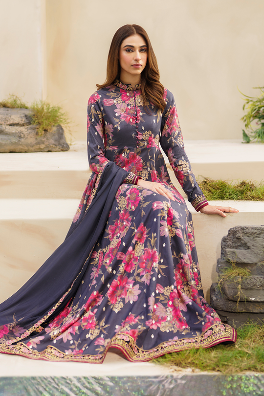 Iznik | Exclusive Lawn | SFL-12 EMBROIDERED LAWN - Official Iznik stockist in UK - Sakeena London