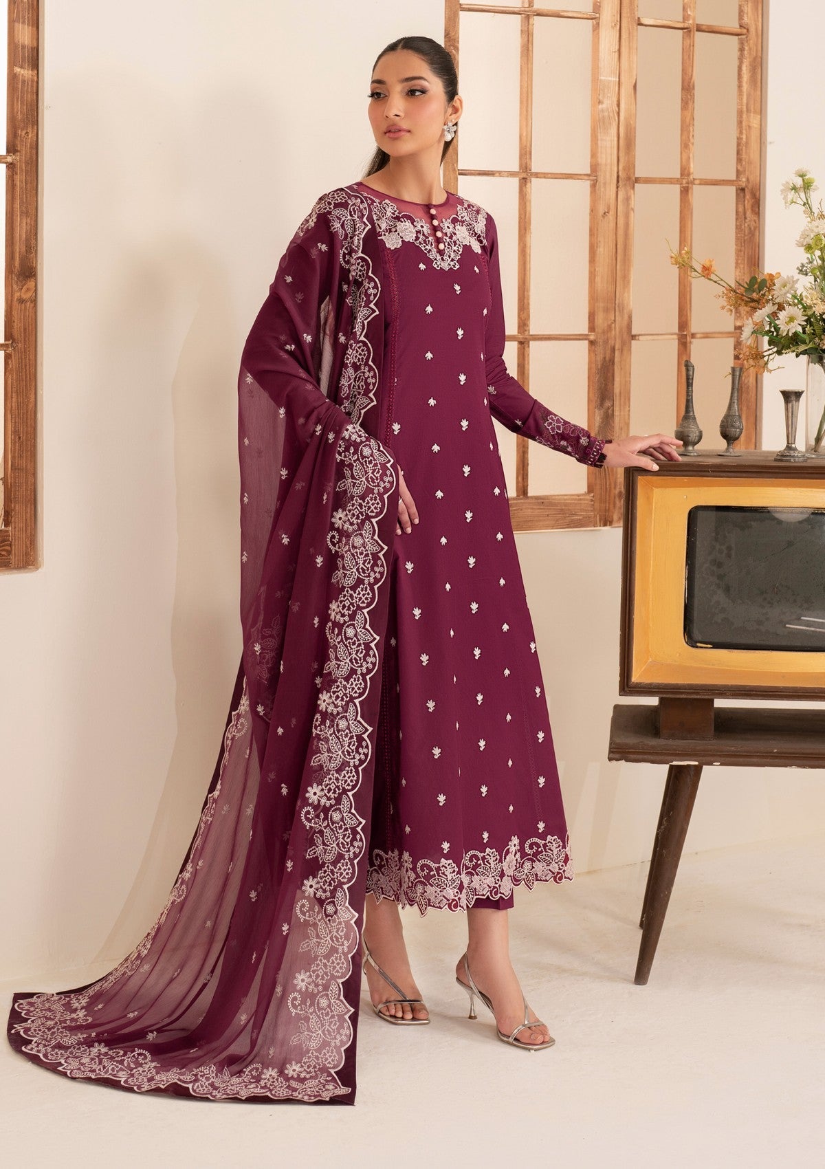 Lawn - Zarif - Lamhay - Luxury Eid 25 - ZLLE25#08 - ÃÂÃÂ¢ÃÂÃÂÃÂÃÂMEEN