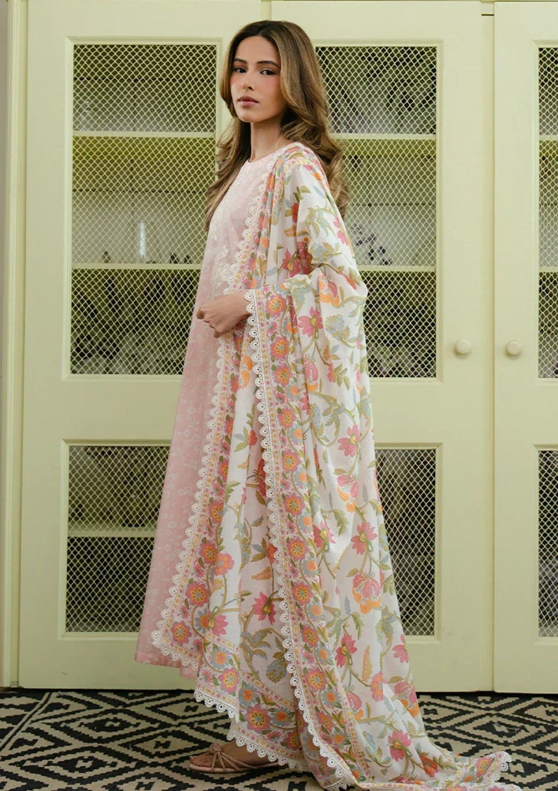 Lawn - Cross Stitch - Daily Wear - CSD25#09 - Soft Pink