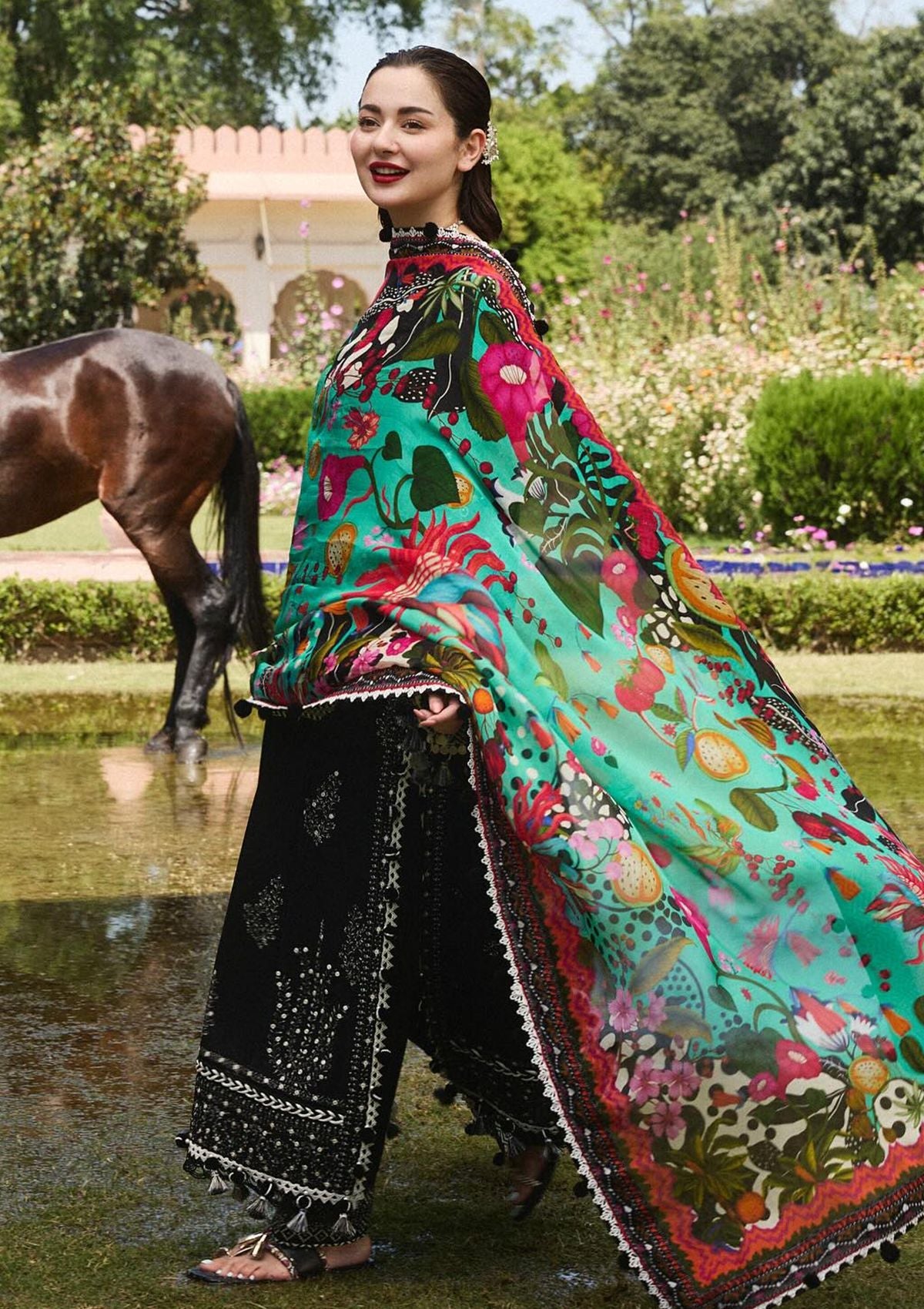 Lawn Collection - Hussain Rehar - SS 24 - D#499 - Rave