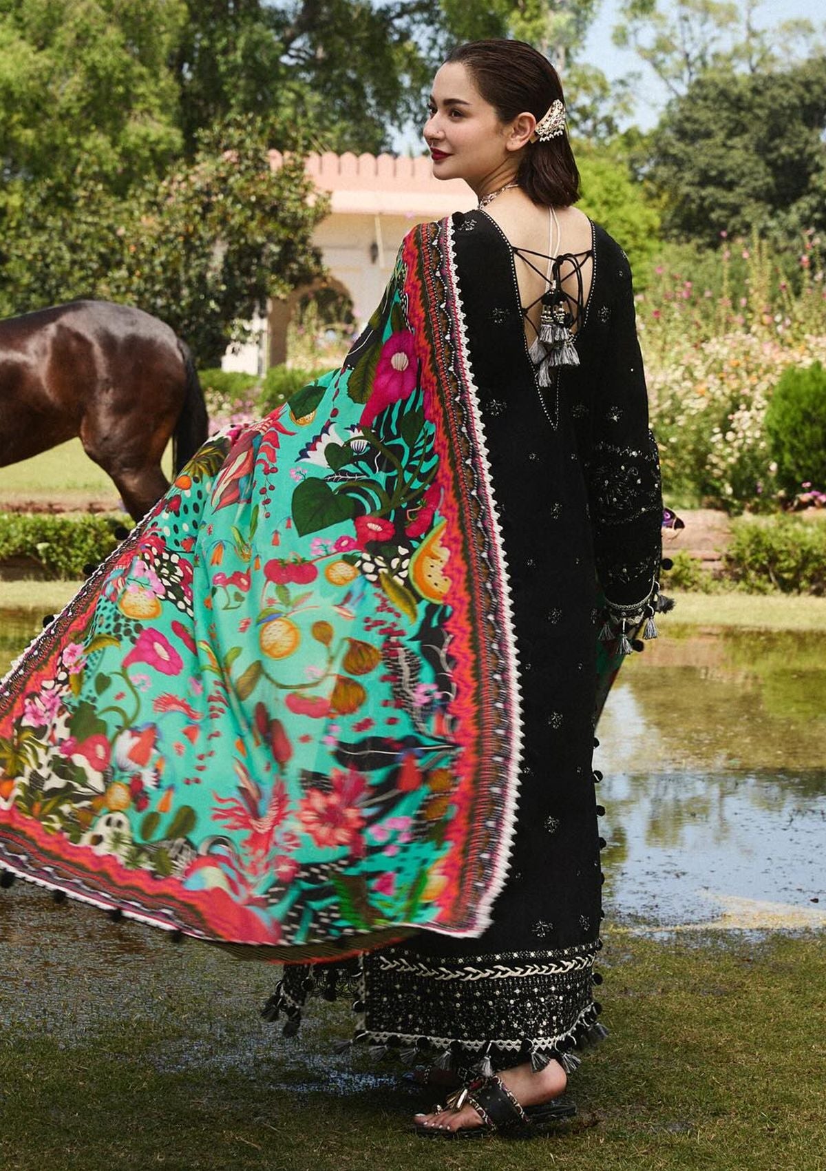 Lawn Collection - Hussain Rehar - SS 24 - D#499 - Rave