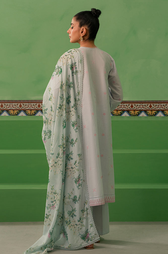 Cross Stitch | Mahiri Embroidered Lawn 24 | AQUA PEARL - Official Cross Stitch stockist in UK - Sakeena London