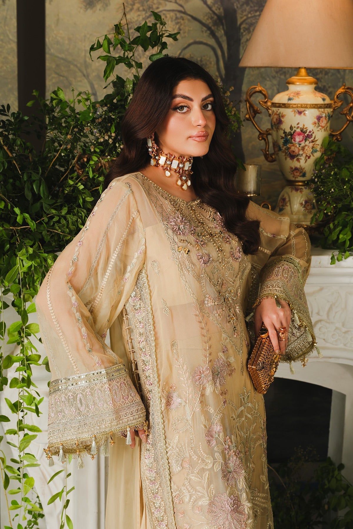 Paras by Pasha | Ayla Luxury Formals | PR104 Amber - Official Paras by Pasha stockist in UK - Sakeena London