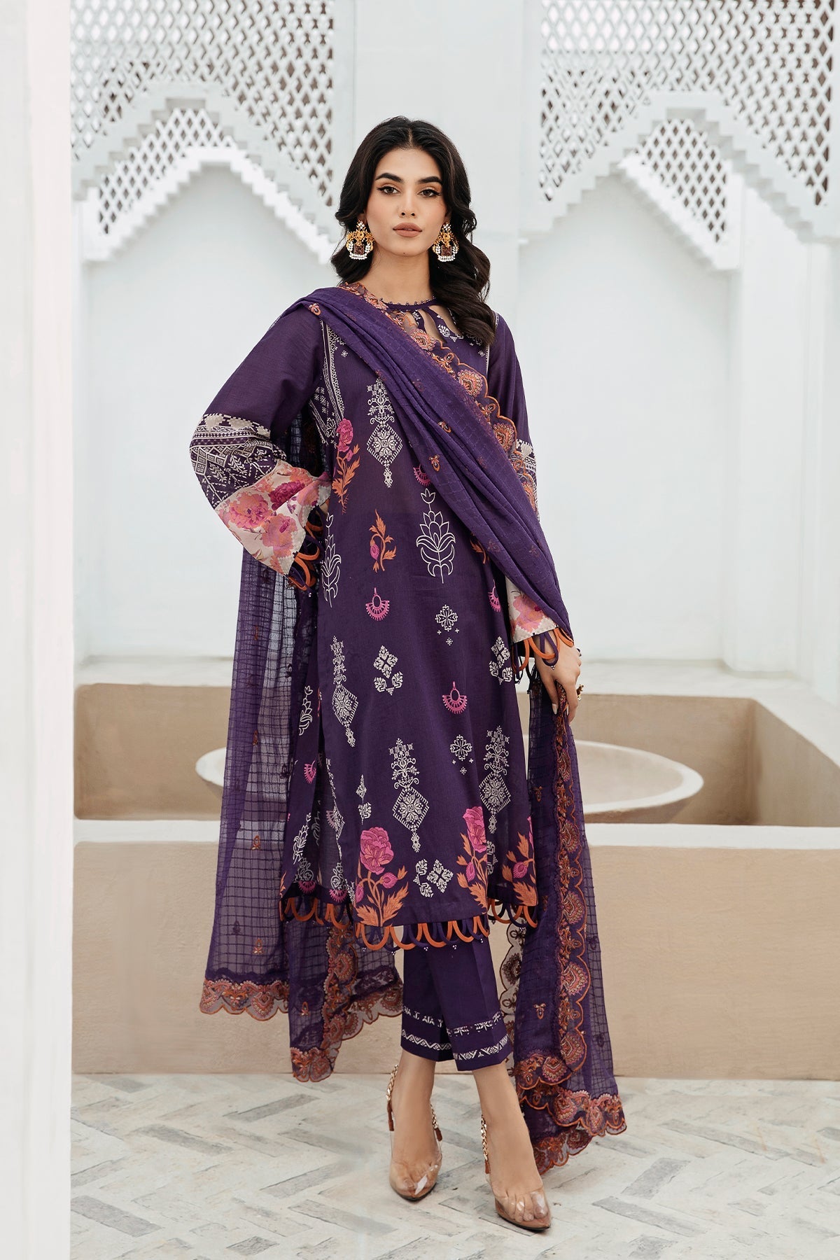 Charizma | Lawn Collection 24 | AS4-18 - Official Charizma stockist in UK - Sakeena London