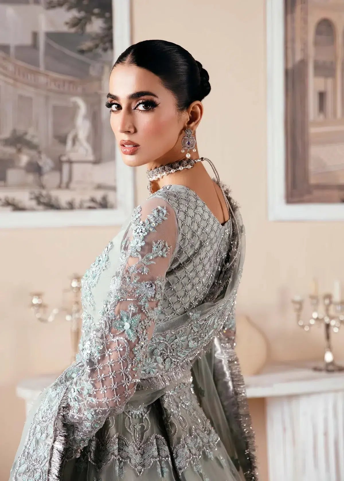 Dastoor | Noor-E-Jahan Wedding Collection'24 | Qamar - Official Dastoor stockist in UK - Sakeena London