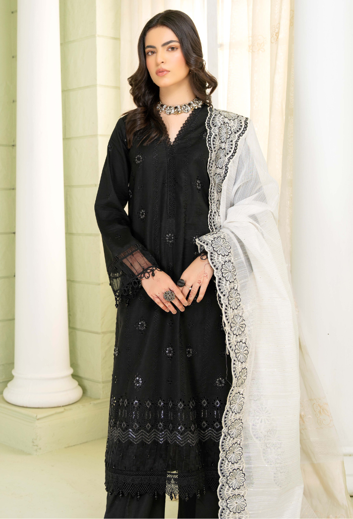 Humdum | Baad e Baharan Lawn | Baad e Baharan - D06 - Official HumDum stockist in UK - Sakeena London