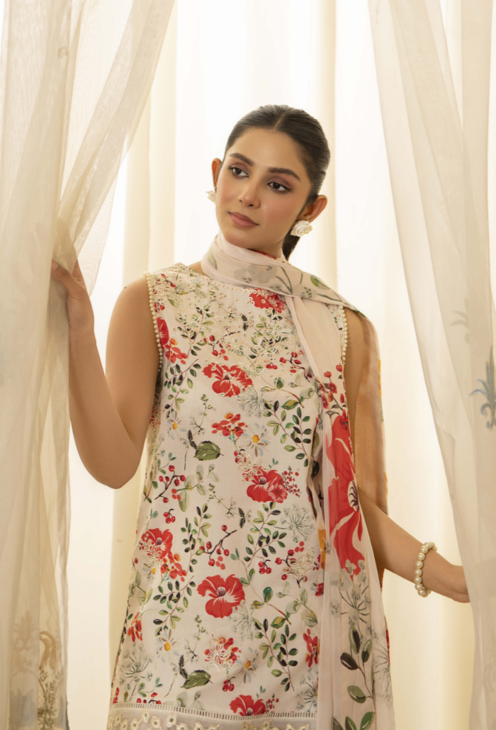 Humdum | Senora Lawn 25 | Senora - D05 - Official Humdum stockist in UK - Sakeena London