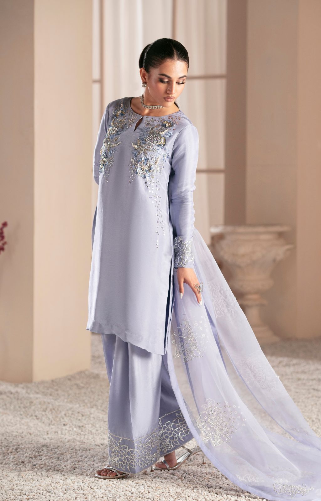 Ajr Couture | Symphony Luxe Festive 25 | Crimson - Official AJR Couture stockist in UK - Sakeena London