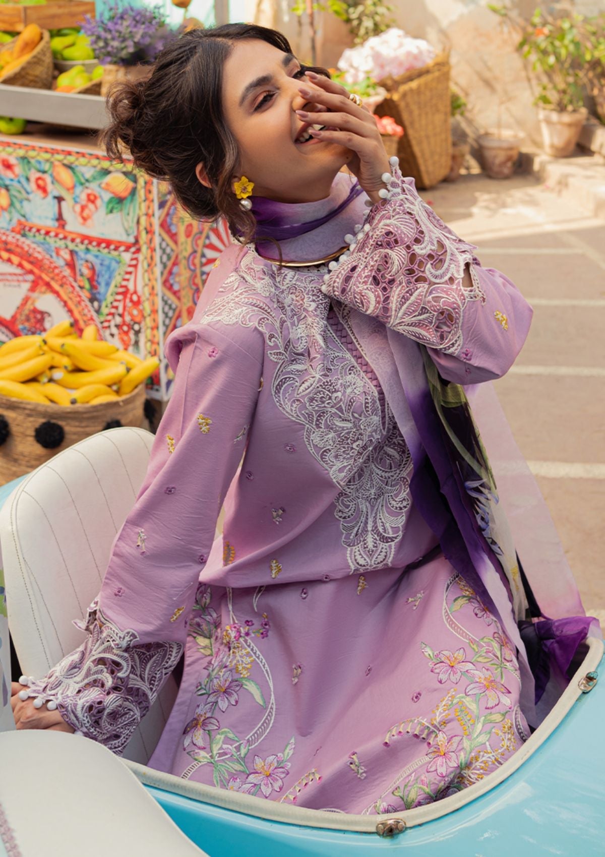 Lawn Collection - Mushq - Hemline - Tesoro - HML#4 A