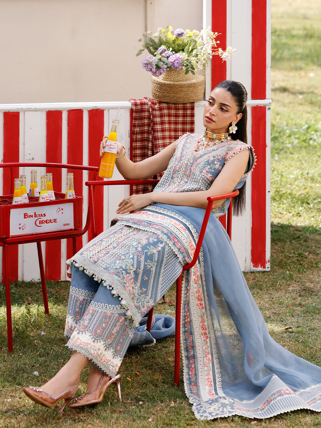 Bin Ilyas | Carnival Summer Edit 25 | 33 - B - Official Bin Ilyas stockist in UK - Sakeena London