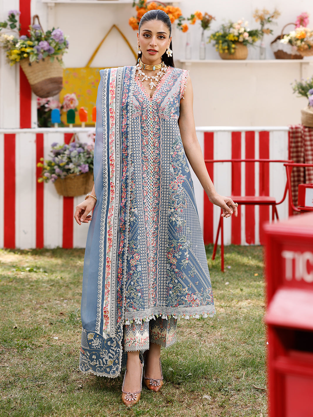 Bin Ilyas | Carnival Summer Edit 25 | 33 - B - Official Bin Ilyas stockist in UK - Sakeena London
