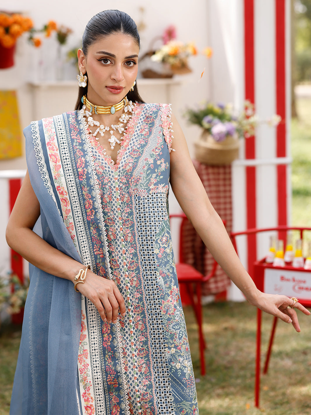 Bin Ilyas | Carnival Summer Edit 25 | 33 - B - Official Bin Ilyas stockist in UK - Sakeena London