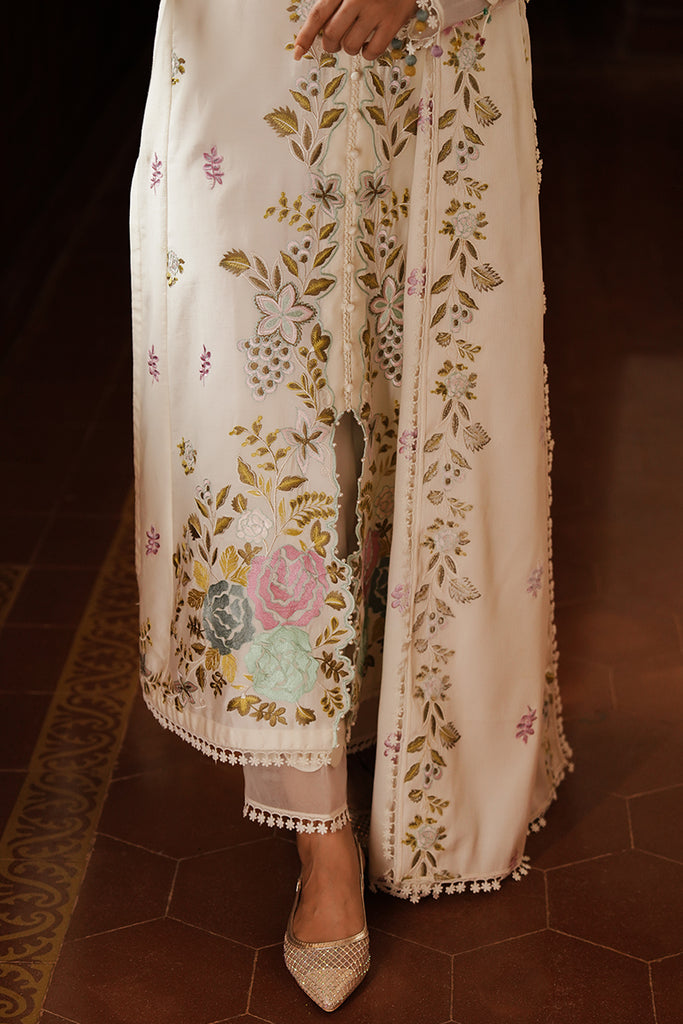 Cross Stitch | Satin De Luxe | IVORY GARDEN - Official Cross Stitch stockist in UK - Sakeena London