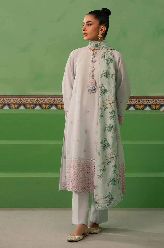 Cross Stitch | Mahiri Embroidered Lawn 24 | AQUA PEARL - Official Cross Stitch stockist in UK - Sakeena London