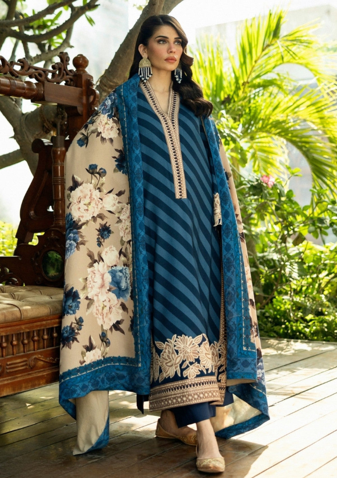 Winter Collection - Zainab Chottani - Winter Shawls 24 - ZC#01 - Alayna