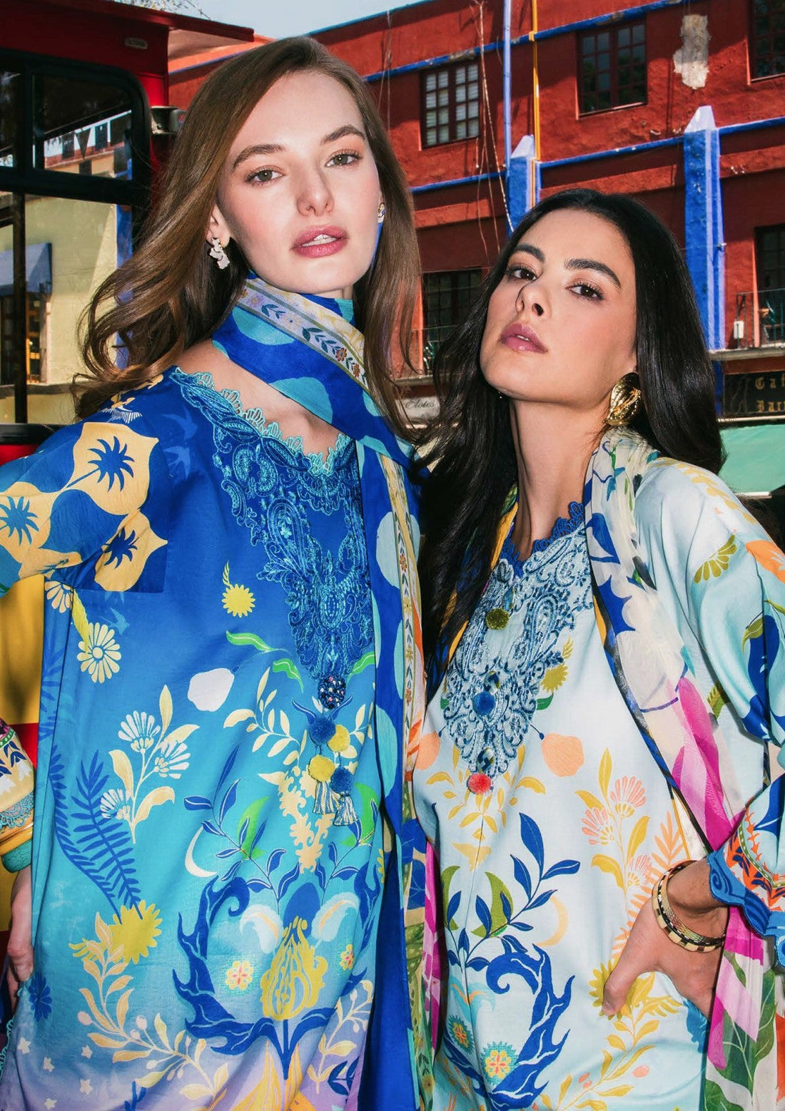 Lawn - Mushq - Hemline - La Dolce - Prints Vol-2 - HUN25#6A - NIGHT TERRACE