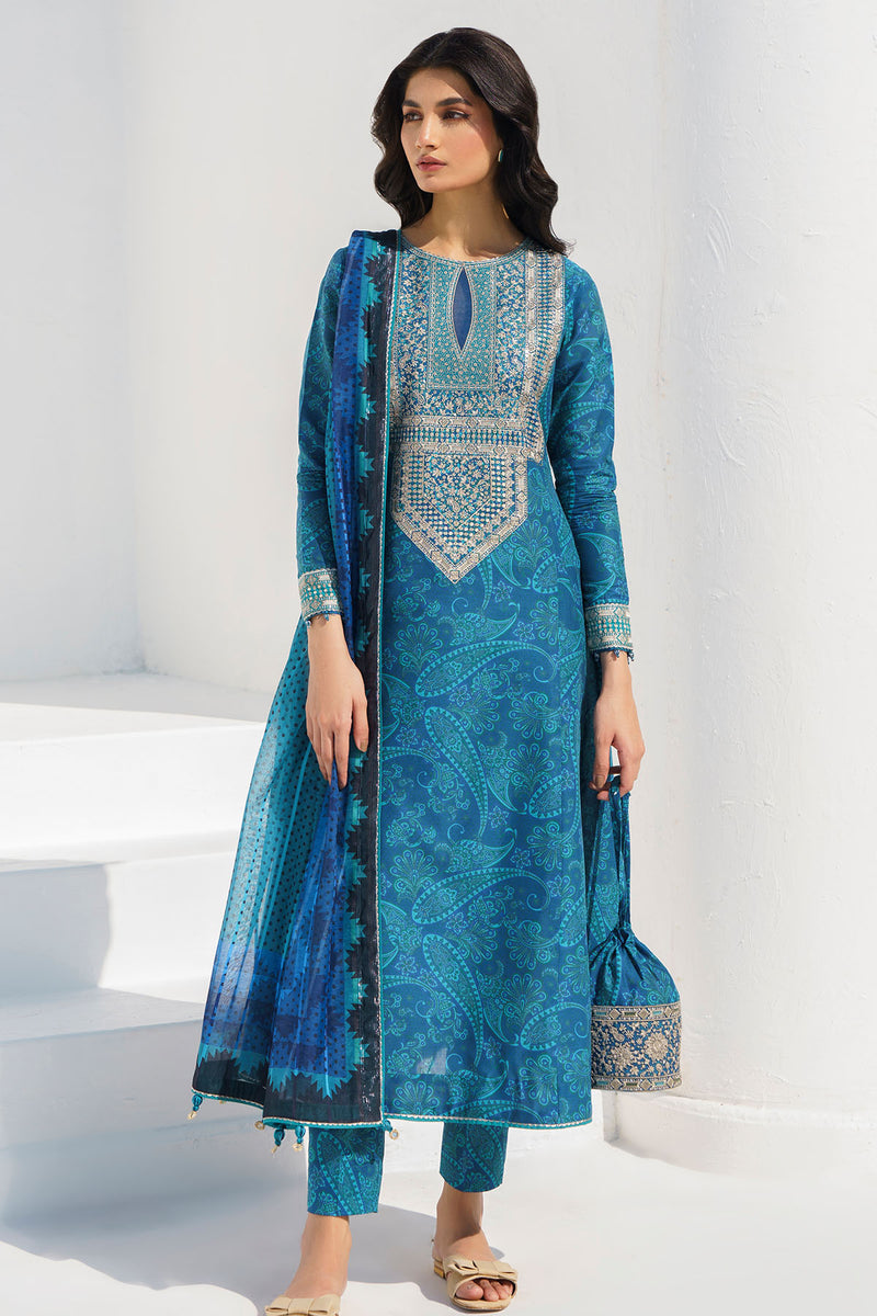 Jazmin | Summer Lawn 25 | USE-9017 - Official Jazmin stockist in UK - Sakeena London