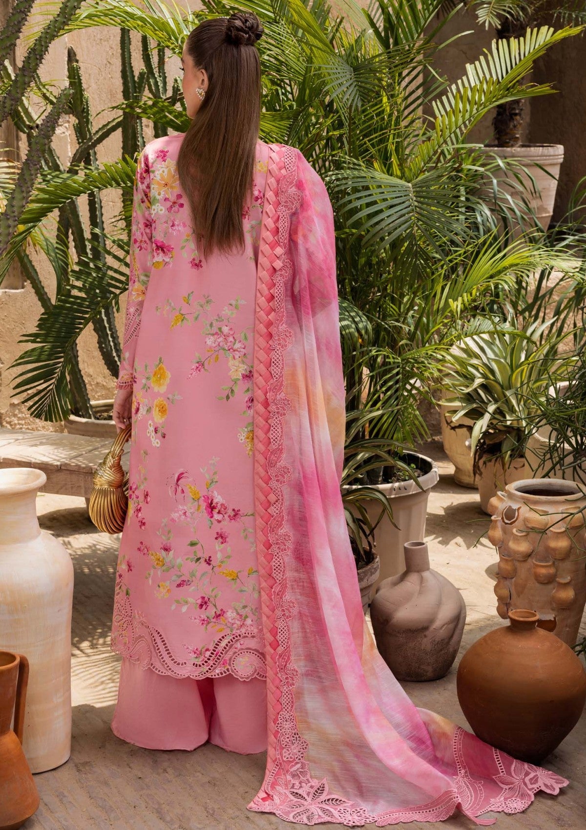 Lawn - Crimson - Tasawar - CT25#2A - PETALS AND PROMISES
