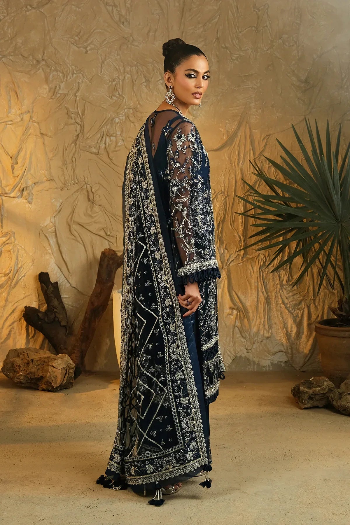 Mina Kashif | Kahani Luxury Formals 23 | Emerald - Official Mina Kashif stockist in UK - Sakeena London