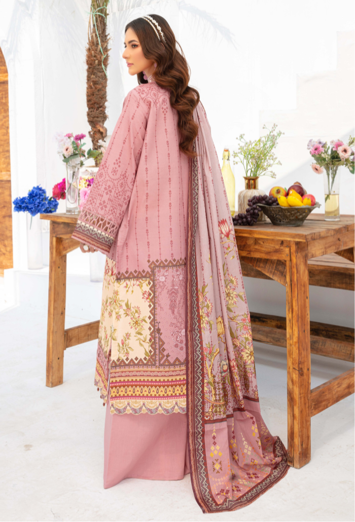 Humdum | Saira Bano Lawn 24 | D01 - Official HumDum stockist in UK - Sakeena London