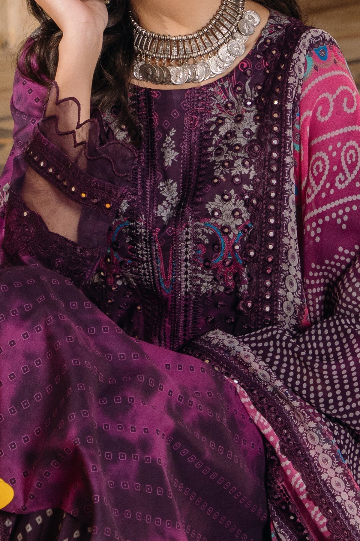 Charizma | Lawn Collection 24 | CH4-08 - Official Charizma stockist in UK - Sakeena London