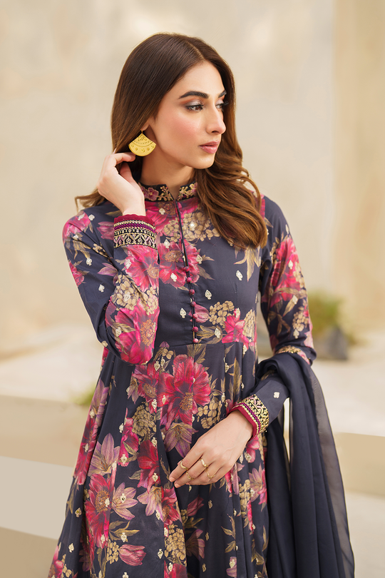 Iznik | Exclusive Lawn | SFL-12 EMBROIDERED LAWN - Official Iznik stockist in UK - Sakeena London