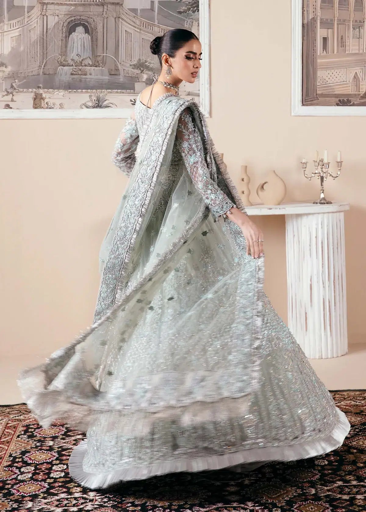 Dastoor | Noor-E-Jahan Wedding Collection'24 | Qamar - Official Dastoor stockist in UK - Sakeena London