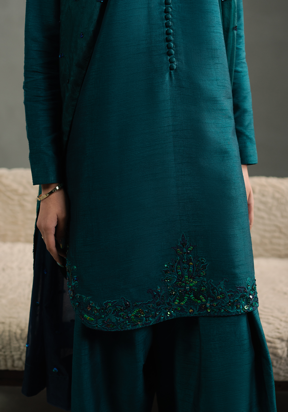 Zarqash | Silk Edit | ZQS 015 ELOISE - Official Zarqash stockist in UK - Sakeena London