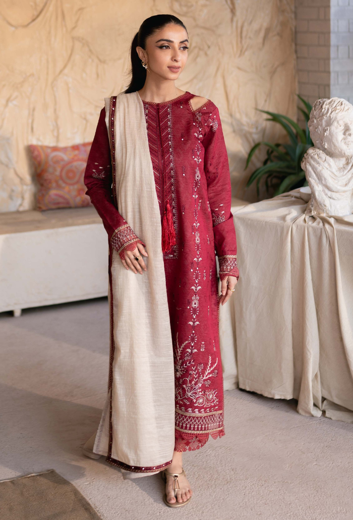 Humdum | Mirha Lawn 25 | Mirha - D01 - Official Humdum stockist in UK - Sakeena London