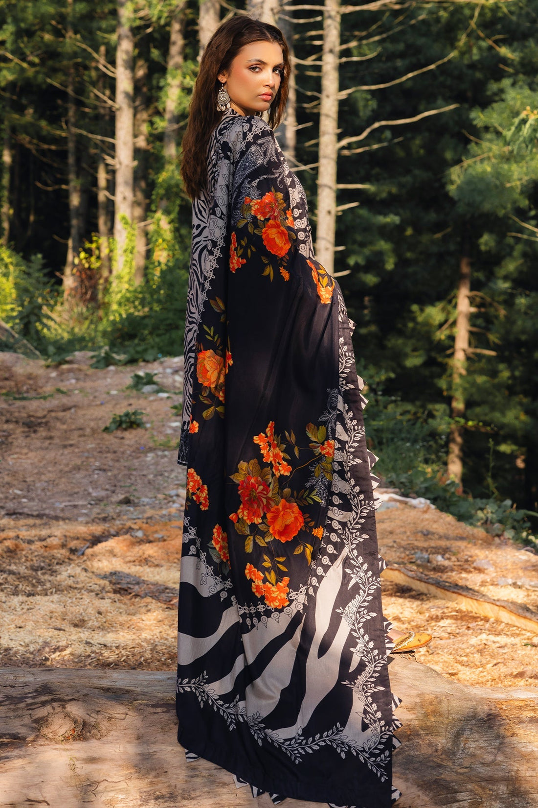 Charizma | Aniiq Embroidered Collection | STAPLE SHAWL ANW4-03 - Official Charizma stockist in UK - Sakeena London