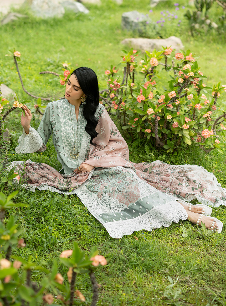 Zainab Chottani | Luxe Lawn 26 | Ivie - 13