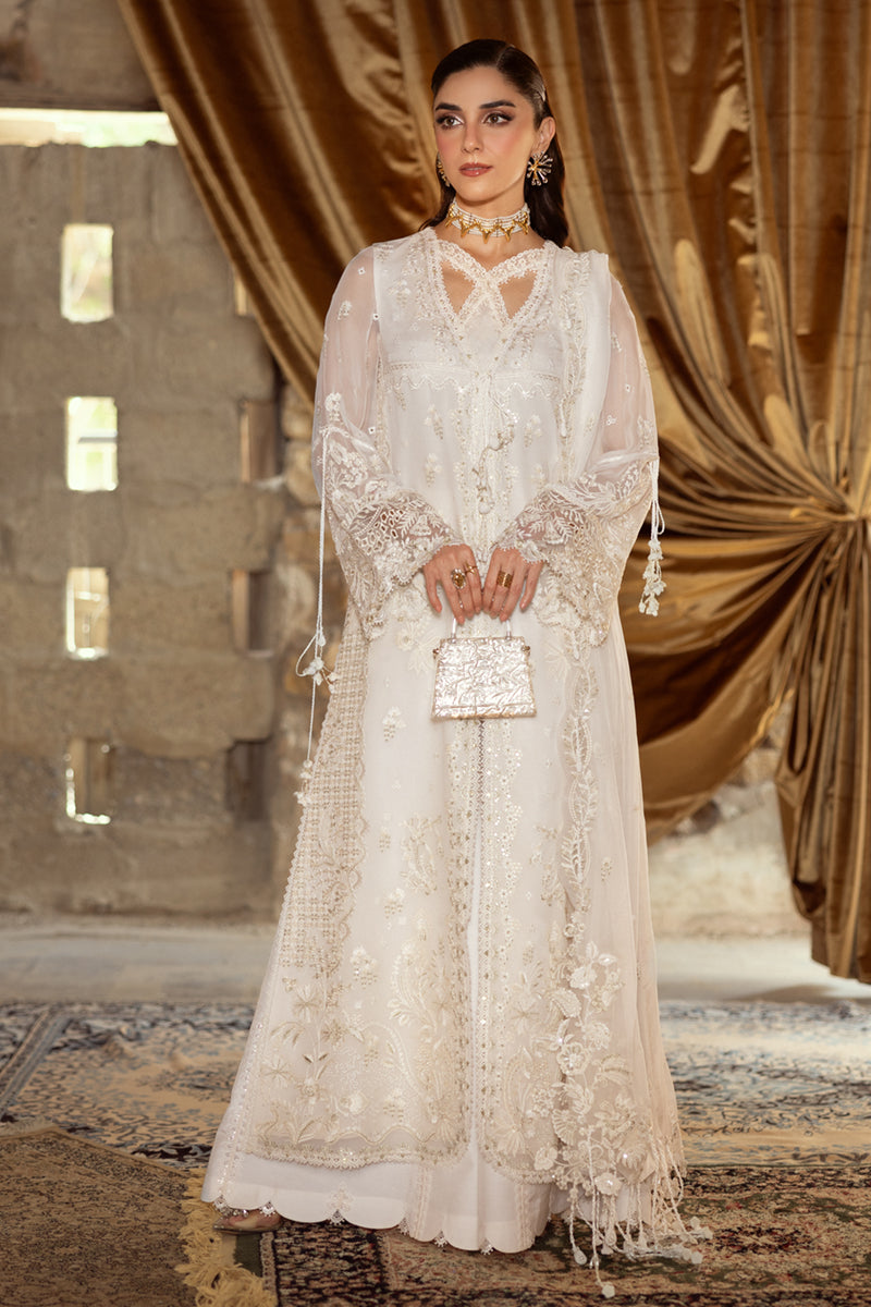 Qalamkar | Chiffon Edit | WC-03 ROISE - Official Qalamkar stockist in UK - Sakeena London