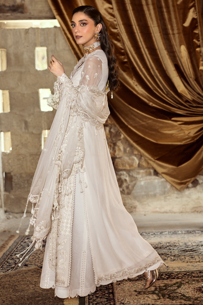 Qalamkar | Chiffon Edit | WC-03 ROISE - Official Qalamkar stockist in UK - Sakeena London